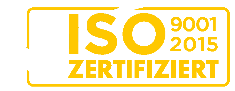 ISO 9001:2015 zertifiziert