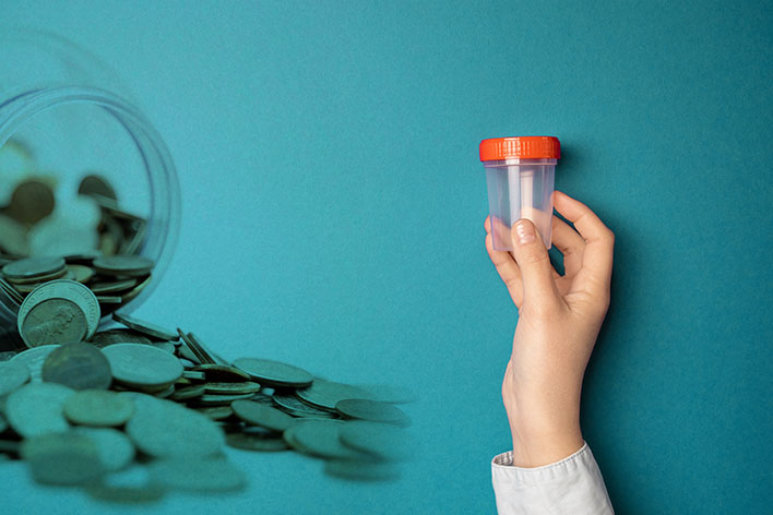 Spermaspenden kann teuer werden